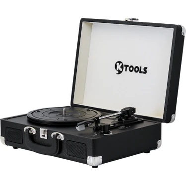 KTOOLS Nostalgie K344 Siyah Pikap – Retro Tasarım, Güçlü Ses Kalitesi ve Dayanıklı Gövde ile Uzun