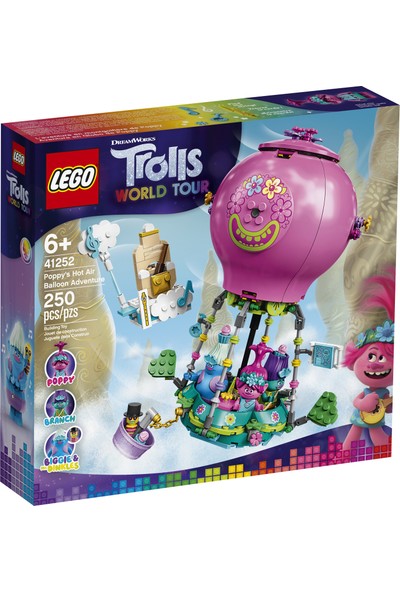 LEGO® Trolls World Tour 41252 Poppy’nin Sıcak Hava Balonu Macerası