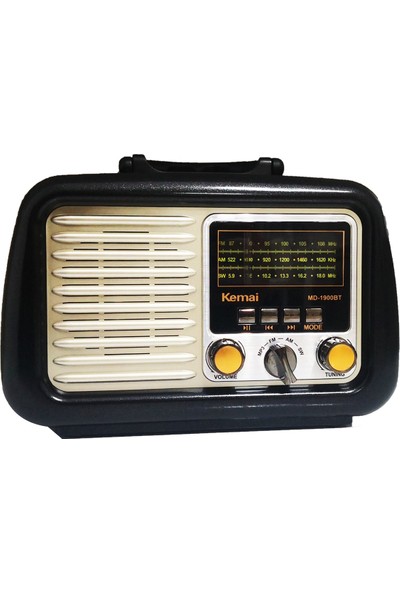 Kemai MD-1900 Bt Bluetooth Radyo