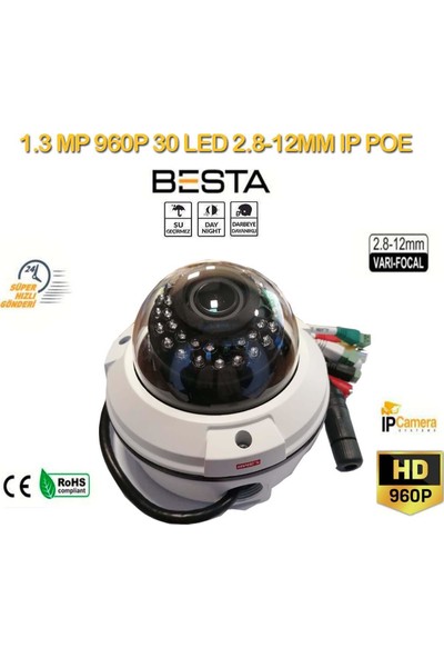 Besta Varifocal Dome Güvenlik Kamerası