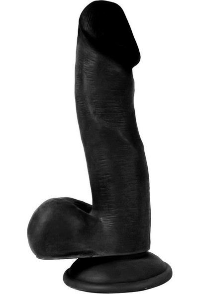 Dildo Series Siyah Cholas 17 cm Esnek Realisitk Penis