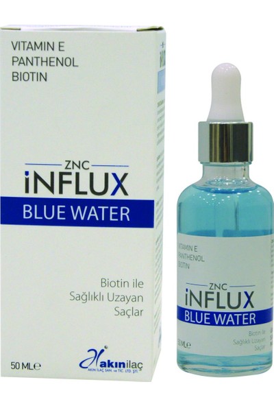 Znc Influx Blue Water 50 ml (Mavi Serum)
