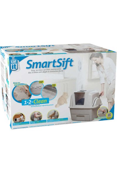 Catit Smart Sift Otomatik Kedi Tuvalet Kabı 66x48x63