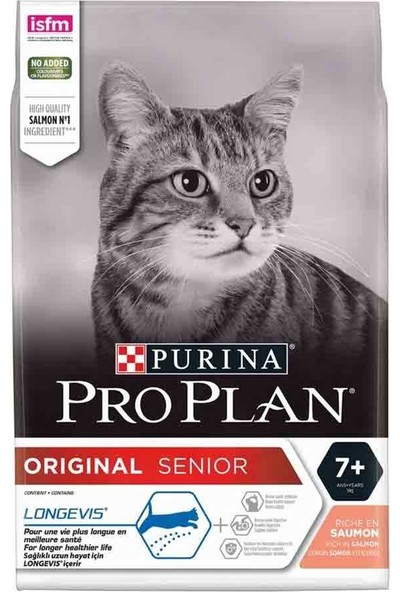​Pro Plan Original Senior Somonlu Yaşlı Kedi Maması 3 kg