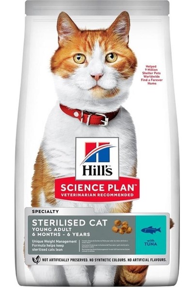 Hills Sterilised Ton Balıklı Kısır Kedi Maması 10 kg
