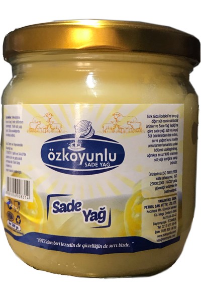 ÖZKOYUNLU BAKLAVALIK SADE YAĞ - Hepsiburada Mağaza