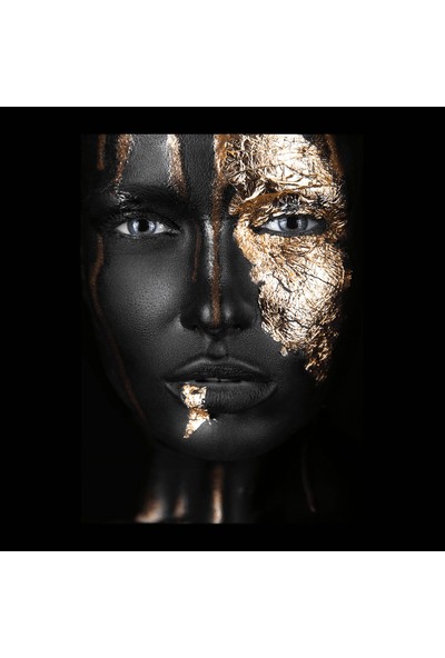 Ece Dizayn Goldface Woman Cam Tablo