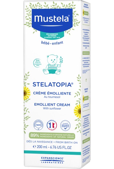 Mustela Stelatopia Emollient Cream Yoğun Nemlendirici Krem 200 ml