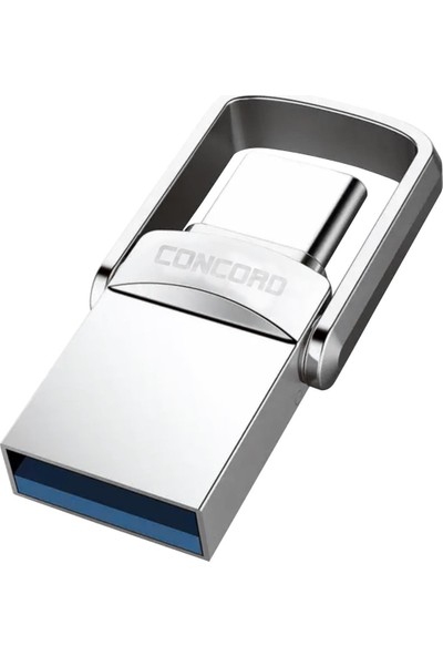 Concord 32gb 3,0 TYPE-C Mini Metal Otg Usb Flash Bellek C-OTGT32