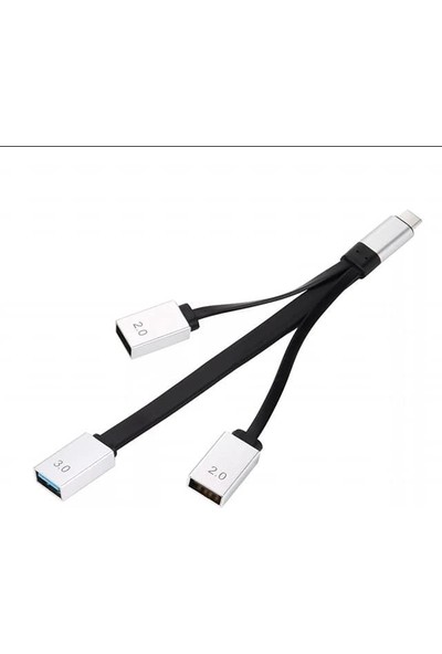 Pamir PMR-118 Type C 3 In 1 USB Hub Splitter