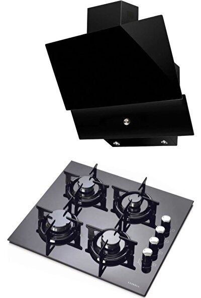 Luxell Siyah Ankastre Set ( Davlumbaz: Luxell LX-830 - Ocak: Luxell LX-40TAHDF )