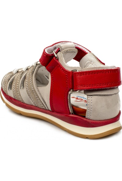Perlina 216B Renkli Kırmızı Çocuk Sandalet
