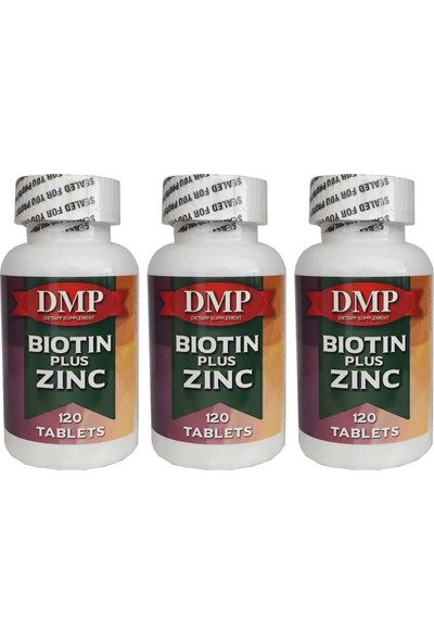 Dmp Biotin Plus Zinc 3 Kutu 360 Tablet