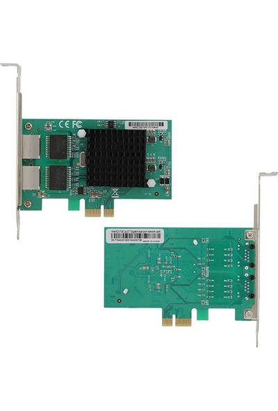 Keepro pcı e dual gigabit ethernet kartı 10/100/1000 intel 82575 chipset