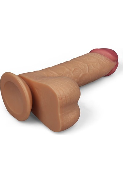Lovetoy King - Sized 23 cm Extra Kalın Full Realistik Penis Vantuzlu Dildo