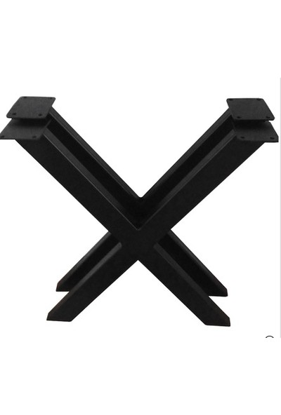 Abronya x Masa Ayağı Kütük Bahçe Mobilya Ayakları Metal Ağaç Masa Ayak