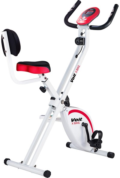 Voit X-Bike Beyaz Kırmızı Kondisyon Bisikleti