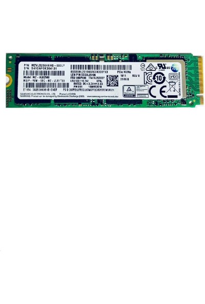 Samsung PM981 256GB 3000MB-1300MB/s PCI-E 3.0 M.2 SSD MZVLB256HAHQ-000L7