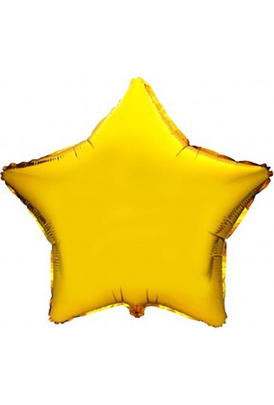 Kazanabil Yıldız Şeklinde Folyo Balon 40Cm Gold