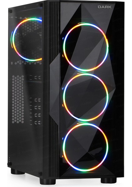 Diamond Pro 500W 4x12cm RGB USB 3.0 Bilgisayar Kasası (DKCHDIAMONDPRO500)