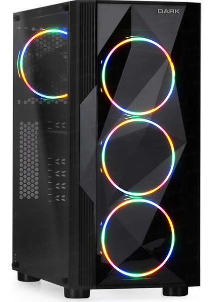 Diamond Pro 750W 80+ Bronze 4x12cm RGB USB 3.0 Bilgisayar Kasası (DKCHDIAMONDPRO750BR)