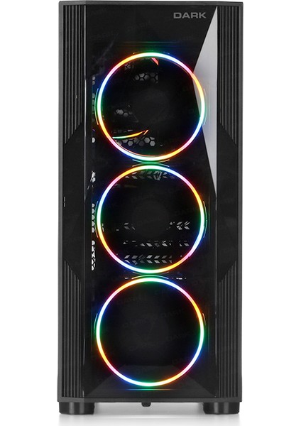 Diamond Pro 750W 80+ Bronze 4x12cm RGB USB 3.0 Bilgisayar Kasası (DKCHDIAMONDPRO750BR)