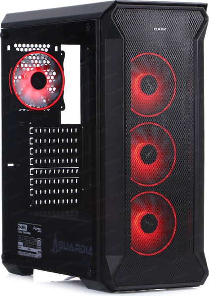 Guardian Pro 600 80+ Bronze 4x12cm ARGB LED Fanlı USB 3.0 Bilgisayar Kasası (DKCHGRPRO680BR)