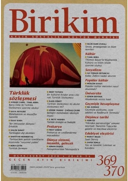 Sayı 369/370 - Ocak/Şubat