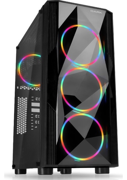 Diamond Pro 750W 80+ Bronze 4x12cm RGB USB 3.0 Bilgisayar Kasası (DKCHDIAMONDPRO750BR)