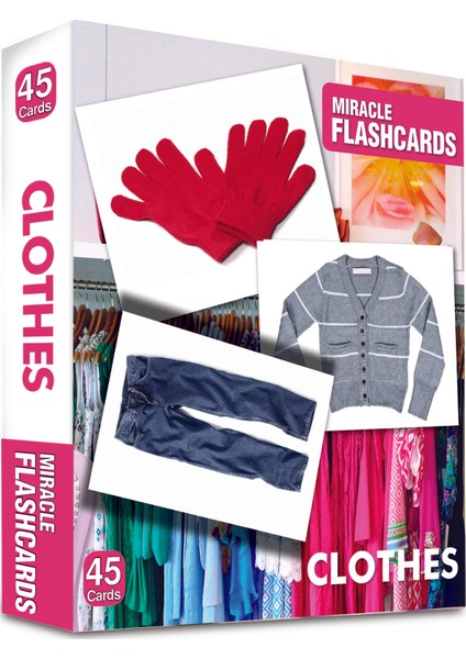 Miracle Flashcards Clothes (40 Pictures)