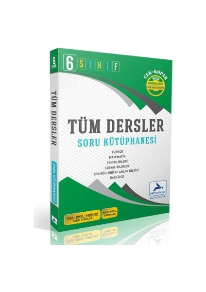 Paraf Yayınları 6. Sınıf Tüm Dersler Soru Kütüphanesi