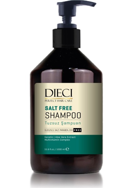 Salt Free Şampuan 1000 ml