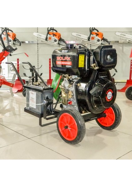 Sdp-3yn Dizel 3'lük Yüksek Basınçlı Su Motoru Tekerlekli Marşlı 13 Hp