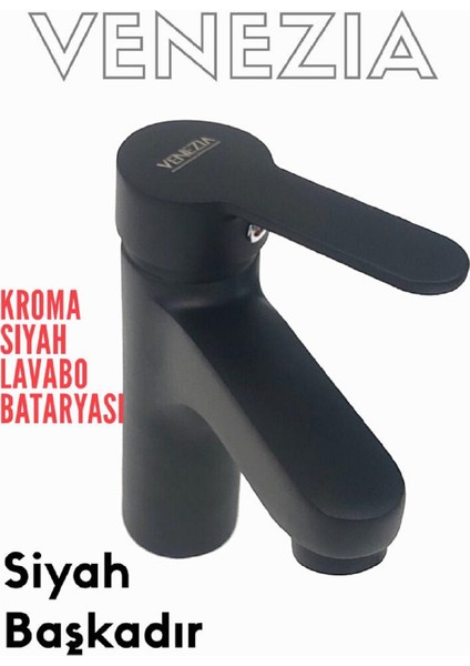 Kroma Mat Metalik Siyah Lavabo Bataryası fiyatları