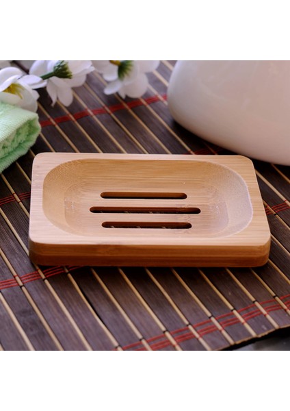 Home Dikdörtgen Bambu Katı Sabunluk 1280