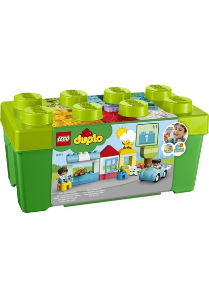 DUPLO Classic Yapım Parçası Kutusu 10913 - 18 Ay ve Üzeri Çocuklar için Yaratıcı Oyuncak Yapım Seti (65 Parça)