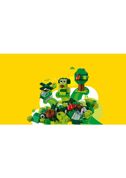 LEGO® Classic 60 Parçalık Yaratıcı Yeşil Yapım Parçaları Seti (11007) - Çocuk Oyuncak Yapım Seti