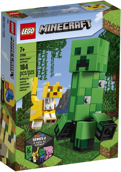 ® Minecraft# 21156 BigFig Creeper# ve Oselo