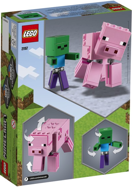 ® Minecraft# 21157 BigFig Domuz ile Bebek Zombi