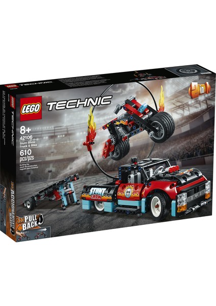 LEGO® Technic 42106 Gösteri Kamyoneti ve Motosikleti