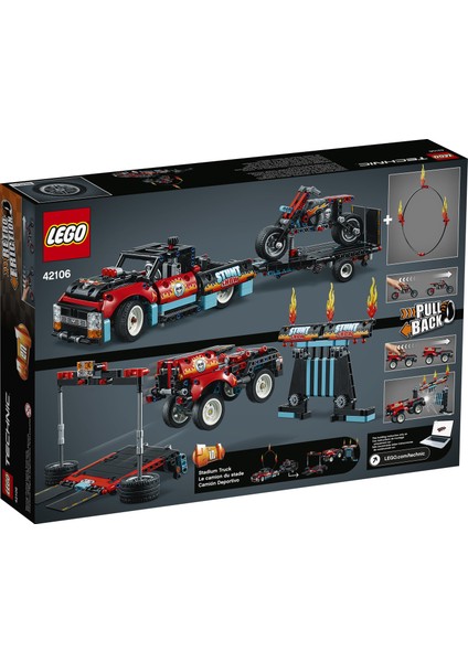 LEGO® Technic 42106 Gösteri Kamyoneti ve Motosikleti