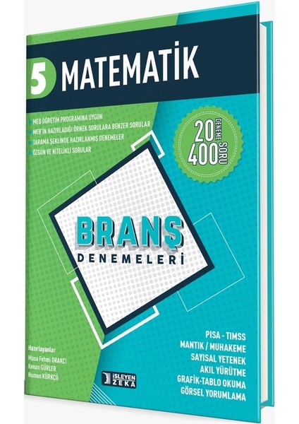 5. Sınıf Matematik Branş Denemeleri - Kenan Gürler
