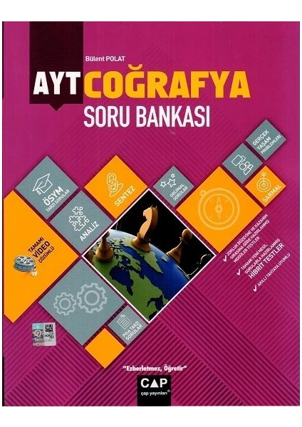 Çap Yayınları AYT Coğrafya Soru Bankası