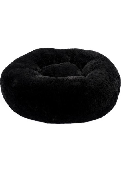 Brownie Yuvarlak Kedi Köpek Yatağı Antrasit M 60 x 60 Yükseklik 22 cm