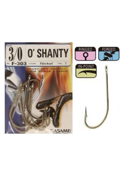 F-303 O Shanty Serisi Olta Iğnesi