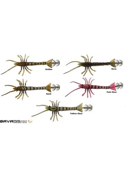 3D Tpe Shirimp Egi Jig 9,2cm 14GR Suni Yem fiyatları