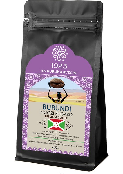 Brundi Ngozi Rugabo Filtre Kahve 250 gr