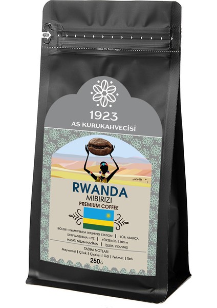 Rwanda Mibirizi Filtre Kahve 250 gr French Press