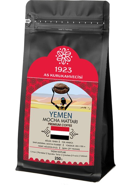 Yemen Mocha Mattari Filtre Kahve 250 gr