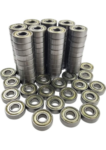 608ZZ Metal Mühürlü Çok Amaçlı Bilye Rulman 7 x 8 x 22 mm 30'lu